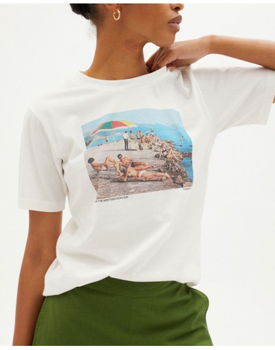 T-shirt Med Beach THINKING MU